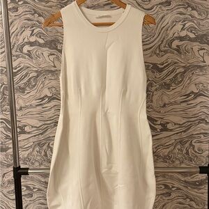 A.L.C. Cream Sleeveless Mini Dress